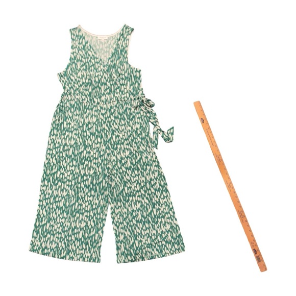 Gilli Green Abstract Wrap Jumpsuit – Medium - Picture 6 of 9